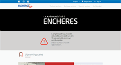 Desktop Screenshot of encheres-vo.com